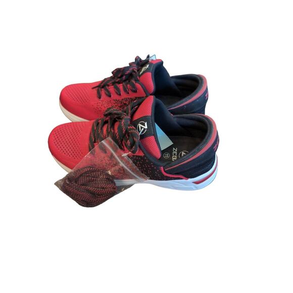 Men's Zebo Walking Athletic Sneakers Red and Black Great Condition Size 11 - Picture 5 of 8